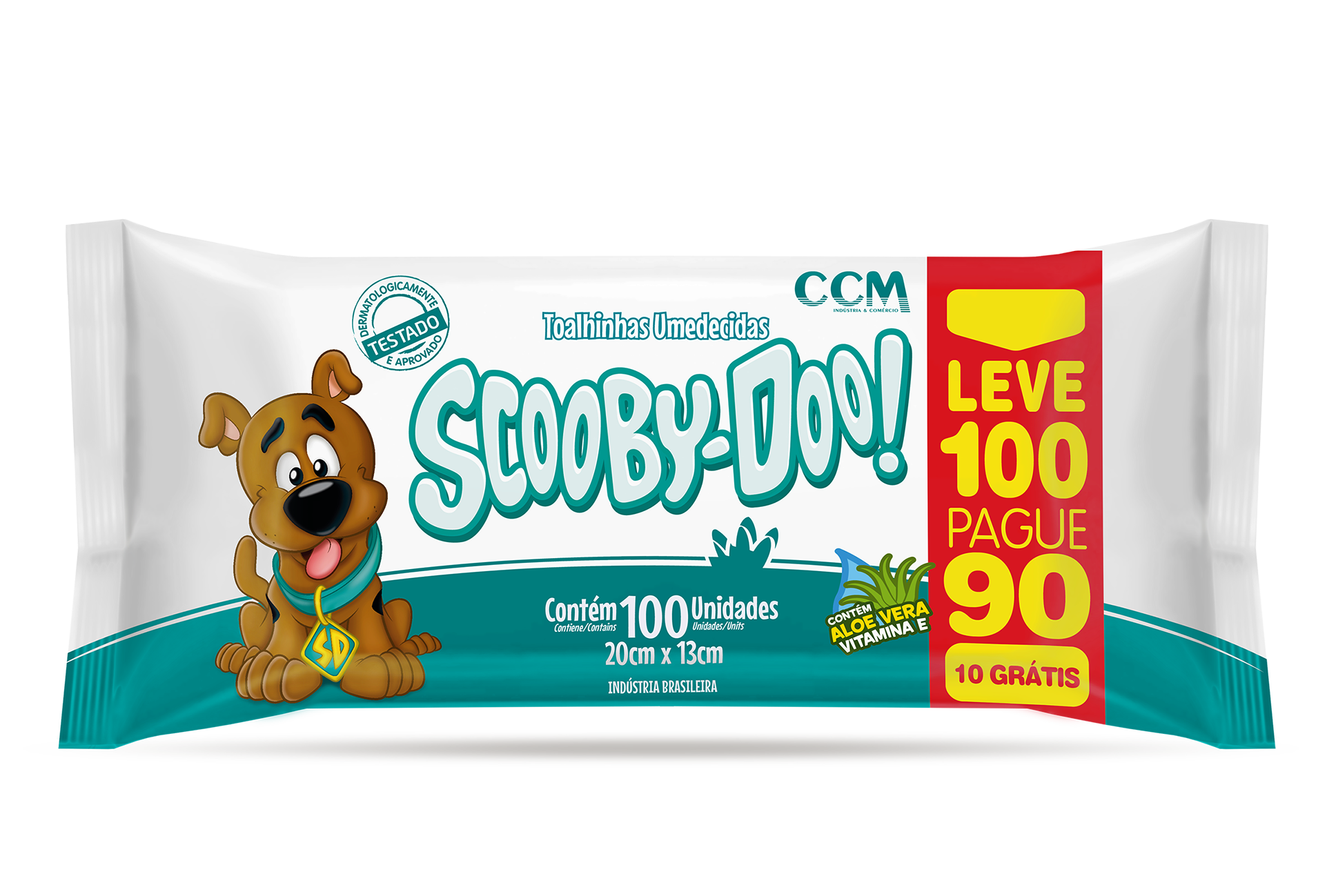 Toalhinhas Umedecidas 
Scooby-Doo! 
100 unidades